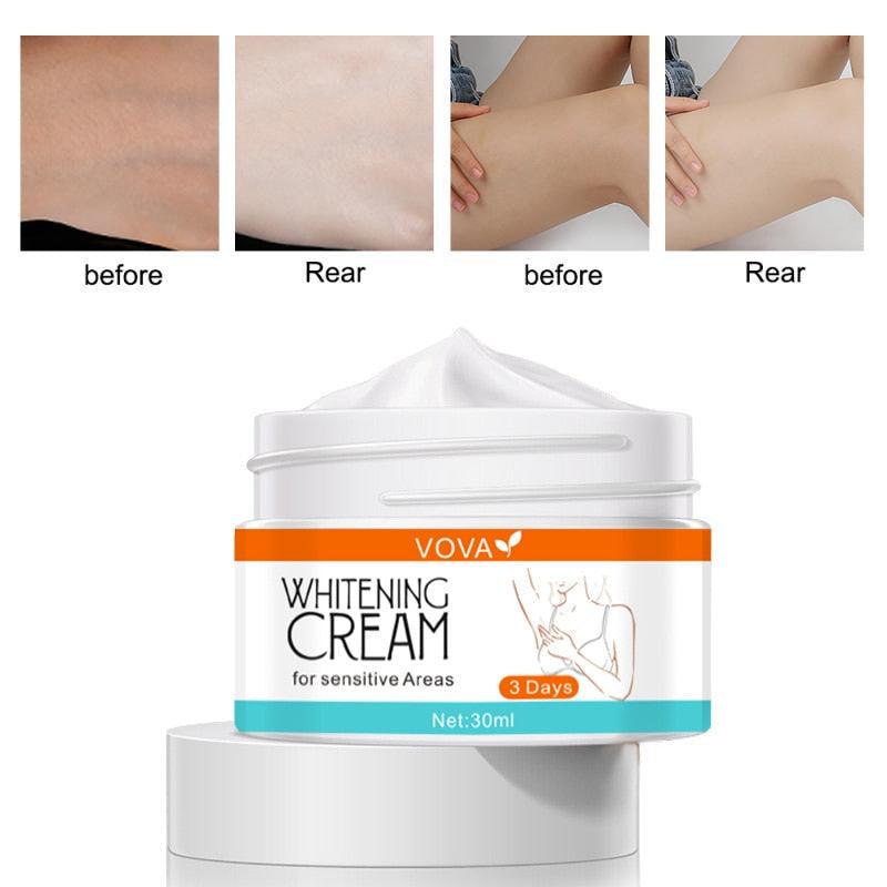 Creme Clareador para áreas sensíveis - leveoff